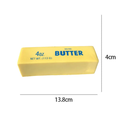 Slow Rebound Cute Butter Squeeze Stress Ball New Upgraded Realistic Butter Stick Soft Squeeze Decompression Decor for Adults Kid