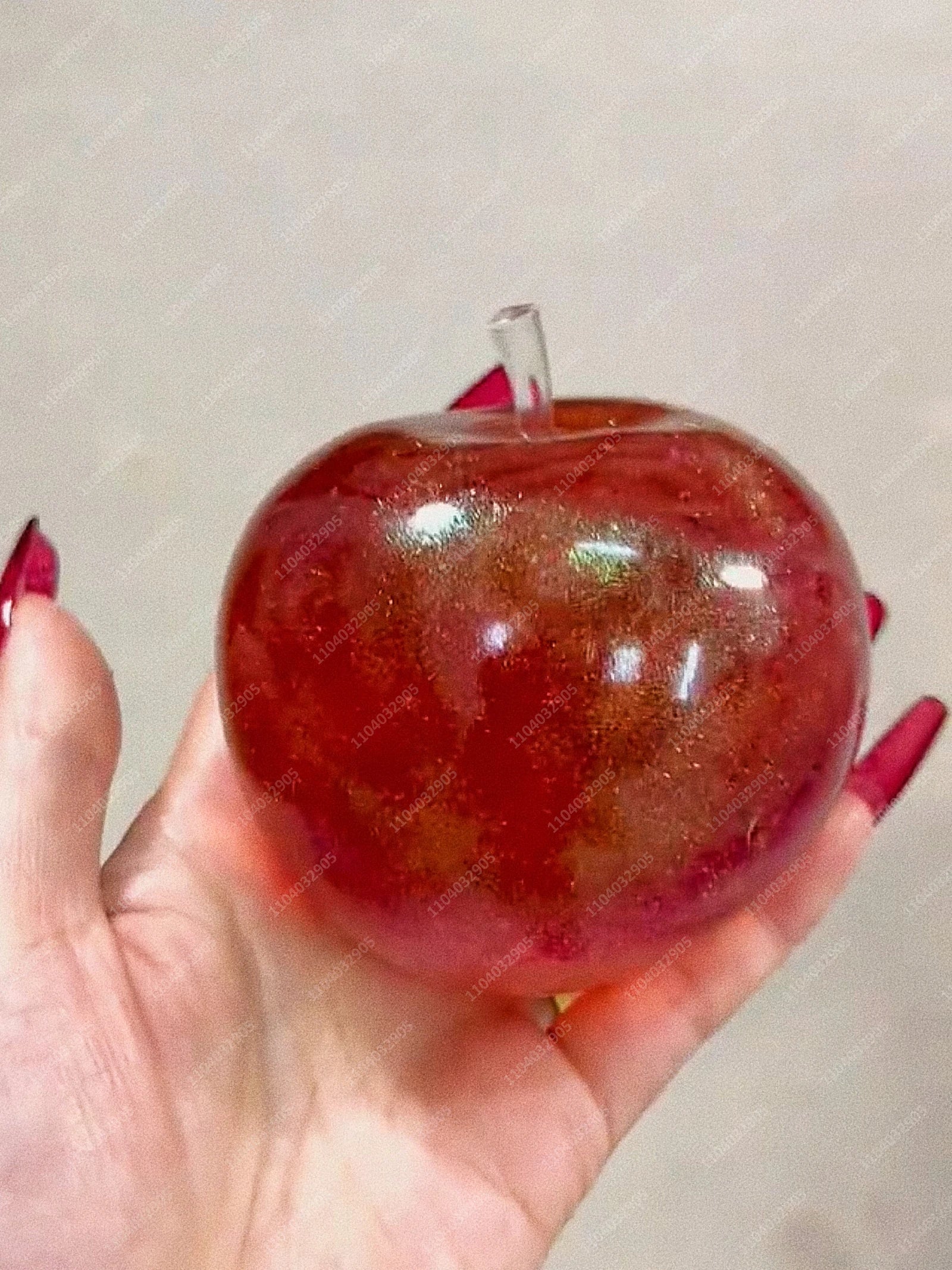 Big Apple Stress Ball Apple Fidget Toys Non-Bounce Squeeze Ball ASMR Sensory Toys for Kids & Adults Anti-Stress Festival Gifts