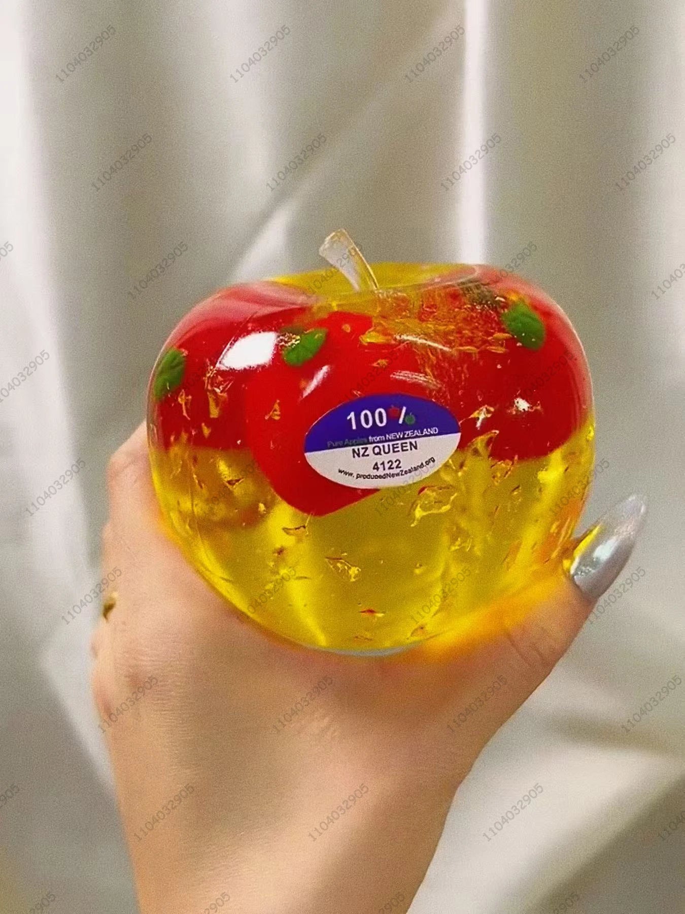 Big Apple Stress Ball Apple Fidget Toys Non-Bounce Squeeze Ball ASMR Sensory Toys for Kids & Adults Anti-Stress Festival Gifts