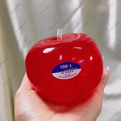 Big Apple Stress Ball Apple Fidget Toys Non-Bounce Squeeze Ball ASMR Sensory Toys for Kids & Adults Anti-Stress Festival Gifts