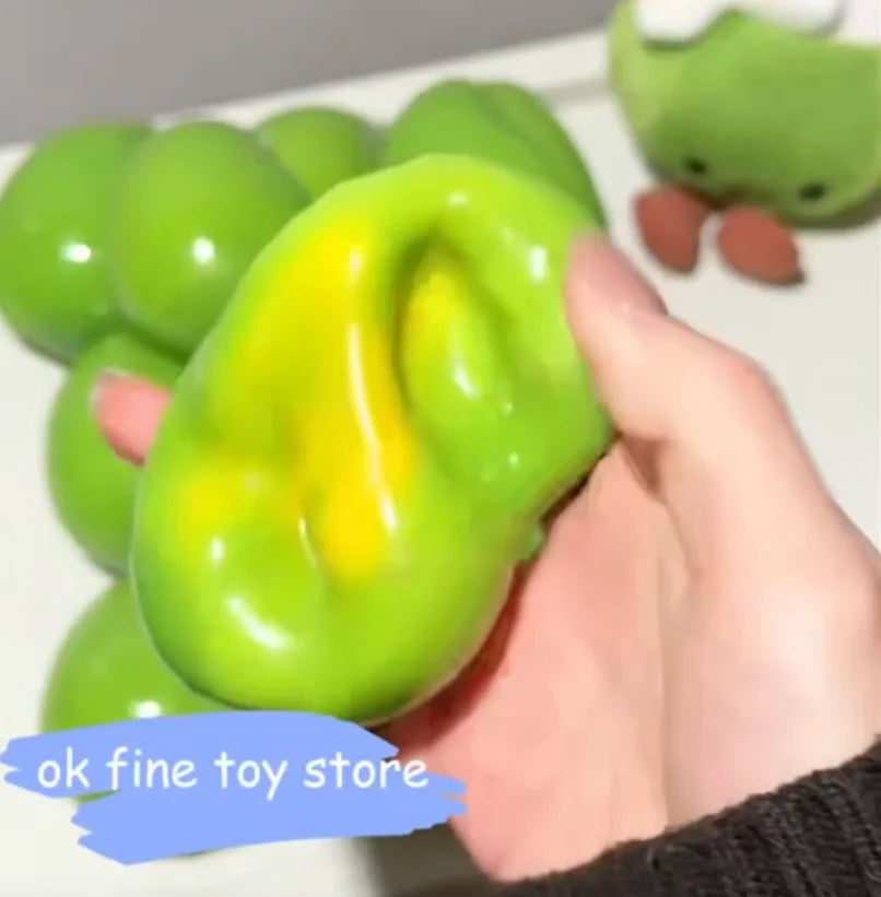 Mango Stress Ball Squishy Color-Changing Mango Squeeze Ball ASMR Sensory ADHD anti Stress Relief Fidget Toys for Kids & Adults