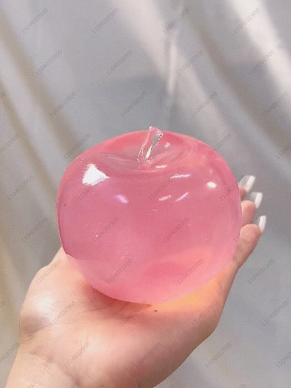 Big Apple Stress Ball Apple Fidget Toys Non-Bounce Squeeze Ball ASMR Sensory Toys for Kids & Adults Anti-Stress Festival Gifts