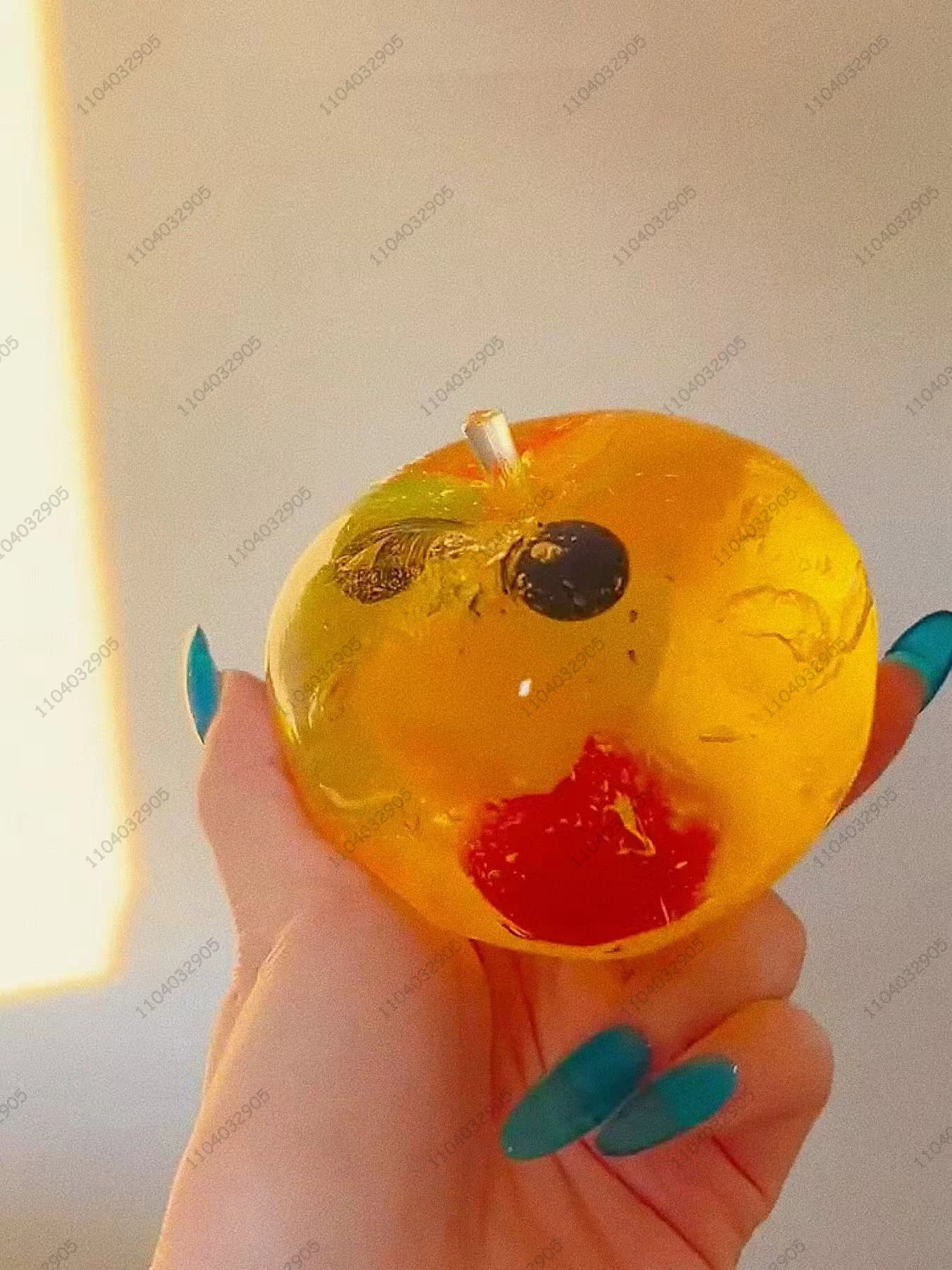 Big Apple Stress Ball Apple Fidget Toys Non-Bounce Squeeze Ball ASMR Sensory Toys for Kids & Adults Anti-Stress Festival Gifts