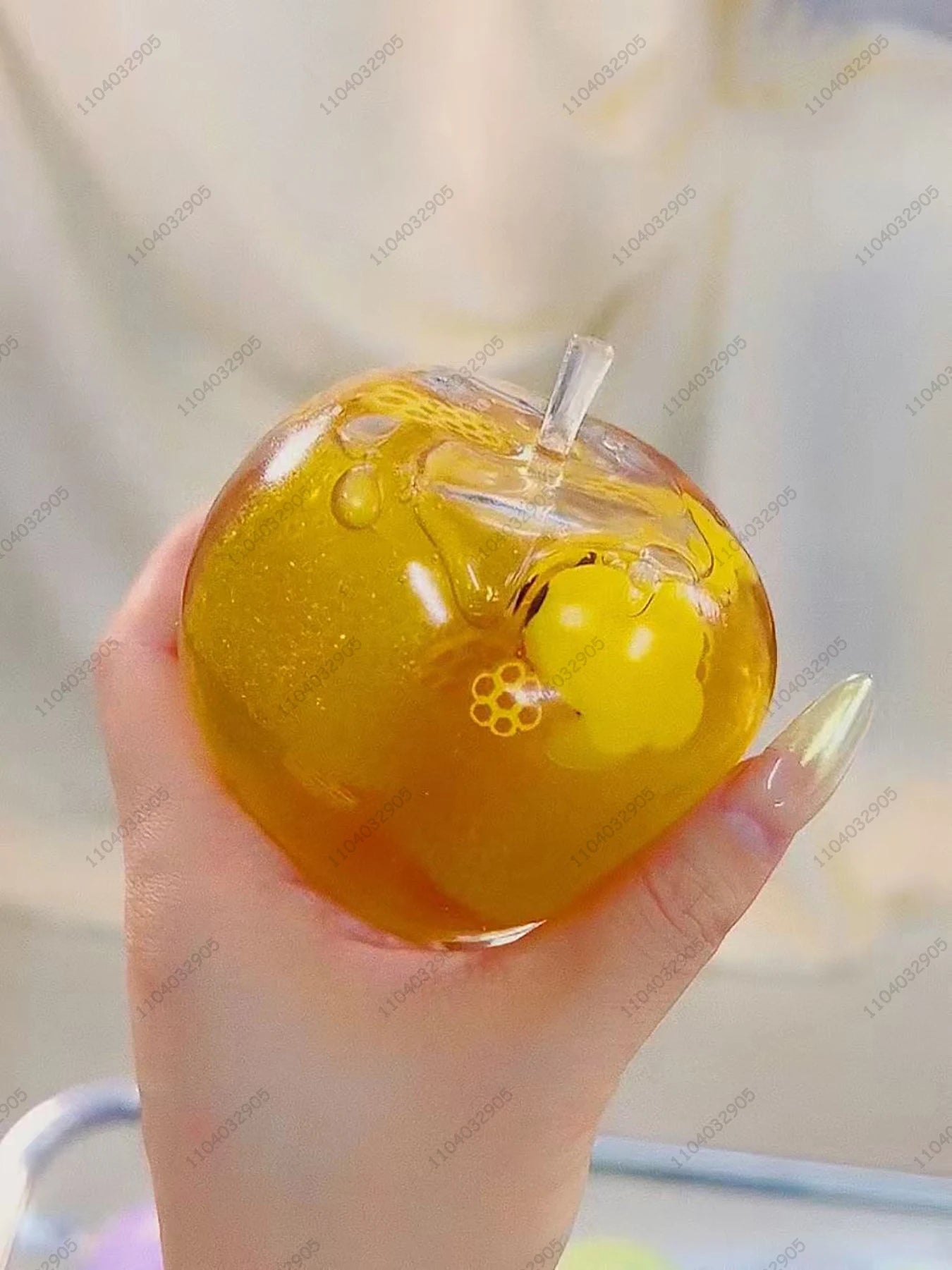 Big Apple Stress Ball Apple Fidget Toys Non-Bounce Squeeze Ball ASMR Sensory Toys for Kids & Adults Anti-Stress Festival Gifts