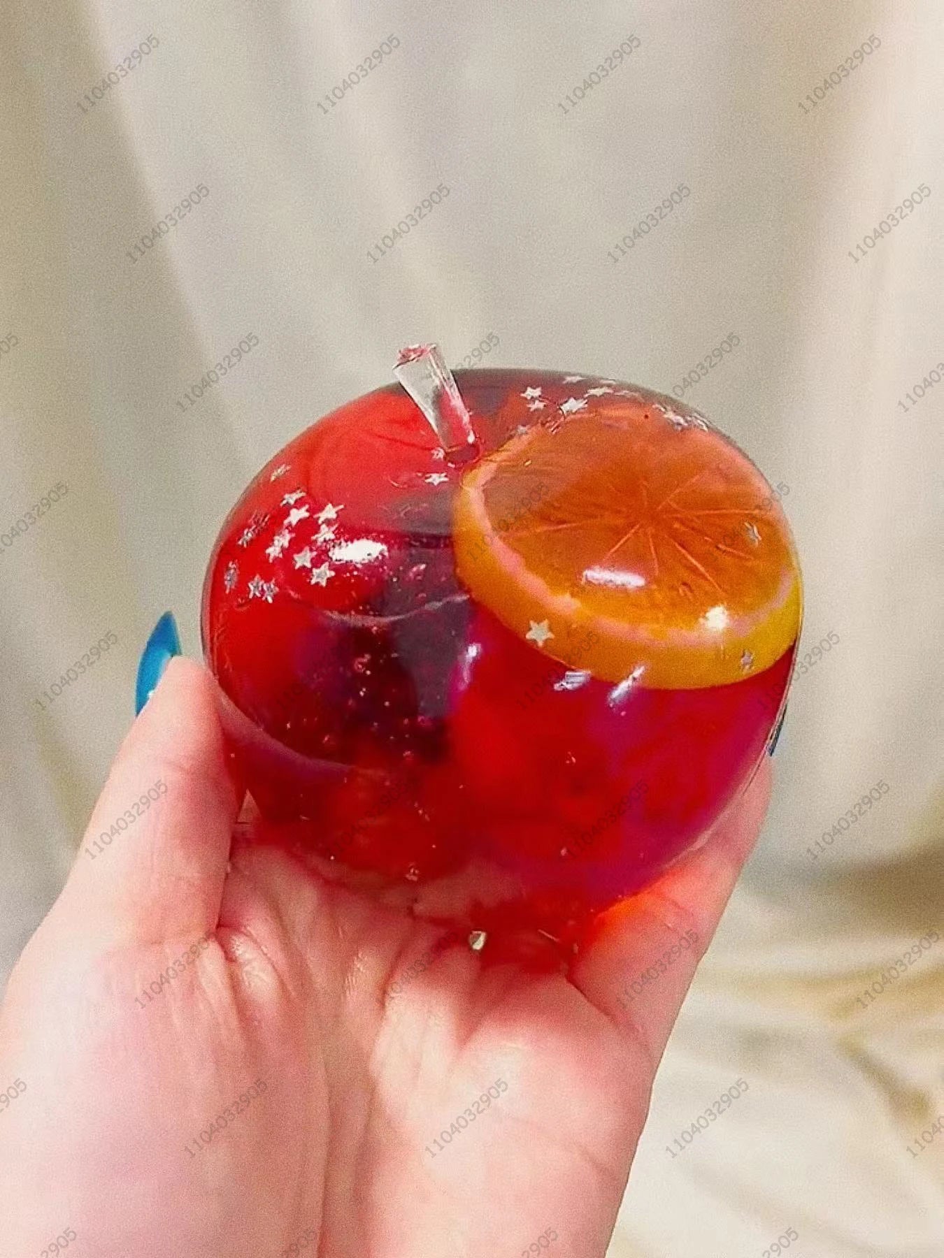 Big Apple Stress Ball Apple Fidget Toys Non-Bounce Squeeze Ball ASMR Sensory Toys for Kids & Adults Anti-Stress Festival Gifts